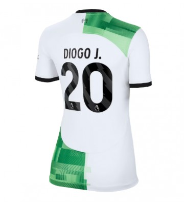 Liverpool Diogo Jota #20 Koszulka Wyjazdowych Kobiety 2023-24 Krótki Rękaw